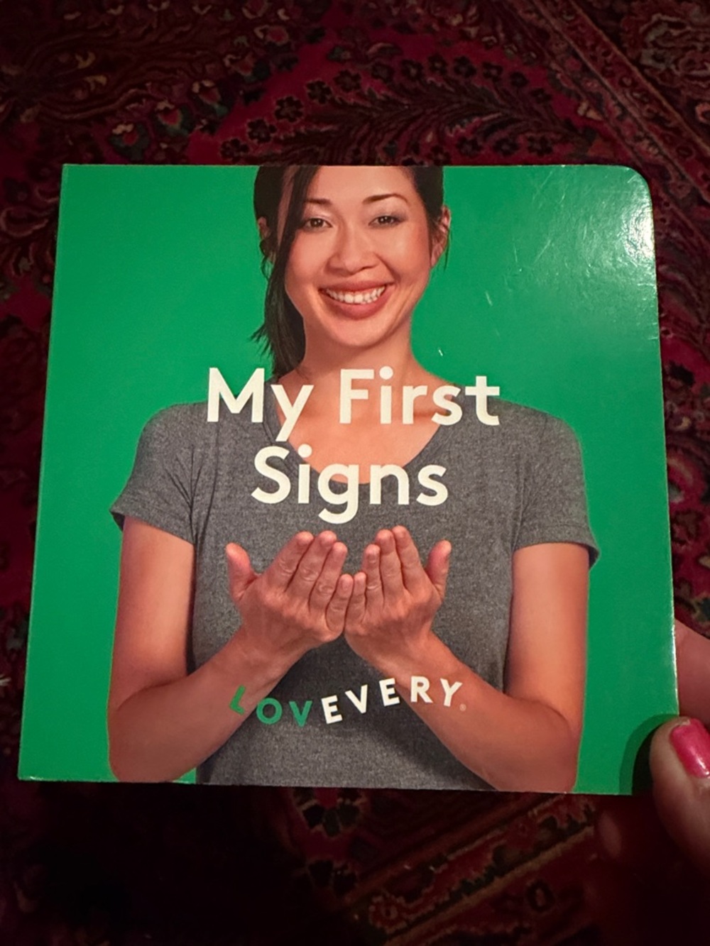 Lovevery My First Signs Board Book - Green